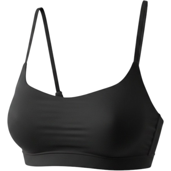 Victoria's Secret Other - Victoria's Secret Black Scoop Neck Adjustable Strap Sports Bra Size M